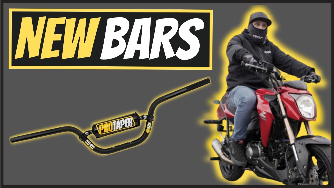 Installing ProTaper KLX110 Bars on Kawasaki Z125