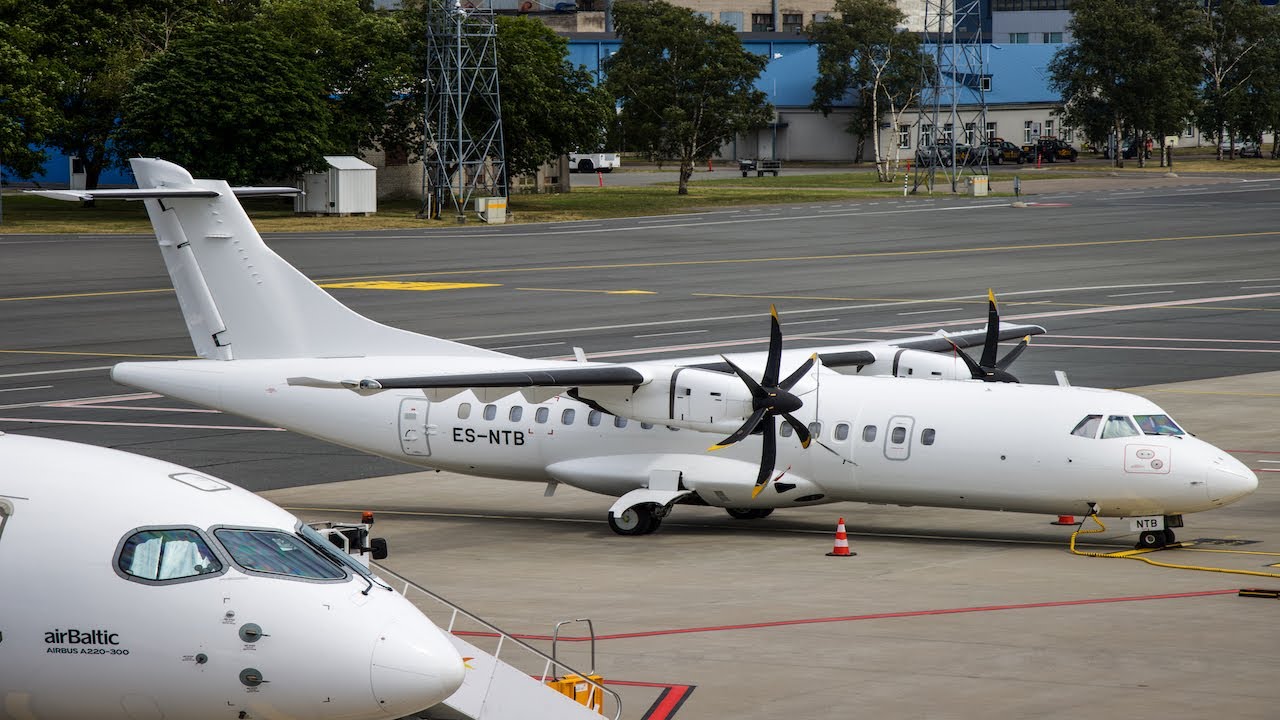 FULL FLIGHT with NyxAir's ATR from Tallinn to Kuressaare!