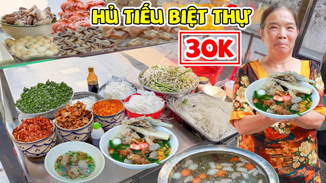 Hủ Tiếu Biệt Thự 30K View Sân Vườn Thoáng Mát Xịn Sò Khách Đến Ăn Còn Có Quà Đem Về