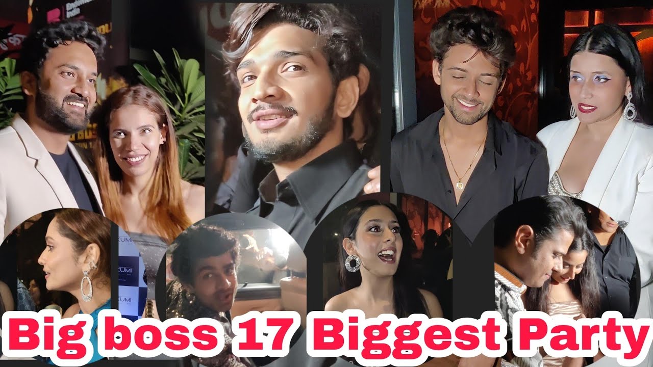 Bigg Boss 17 Party Exit Video Munawar Abhishek Mannara Samarth Isha Neil Aishwarya Ankita Vicky
