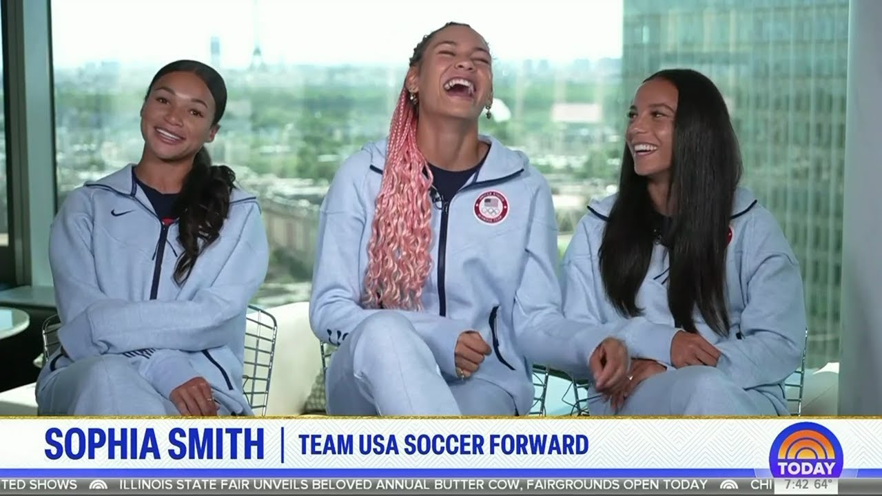 Mallory Swanson, Trinity Rodman & Sophia Smith USWNT Today Show Interview (Aug. 8, 2024)