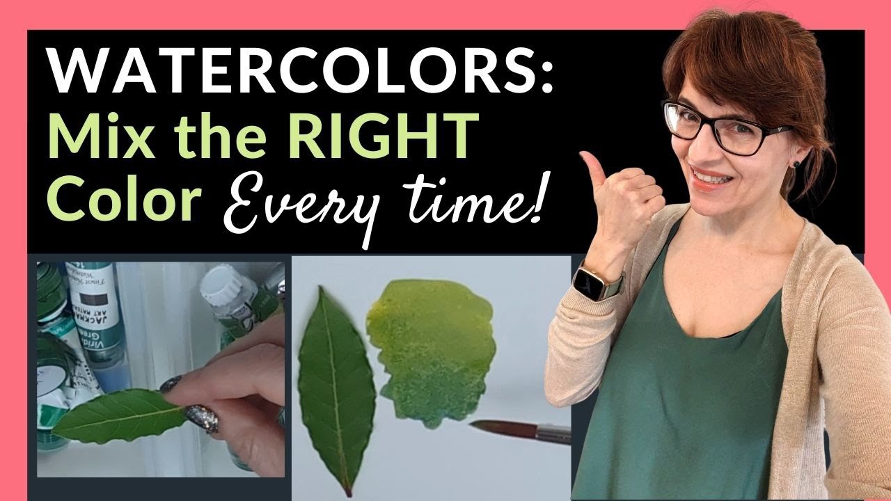 How To Mix Watercolors to make other colors (get it RIGHT every time!)