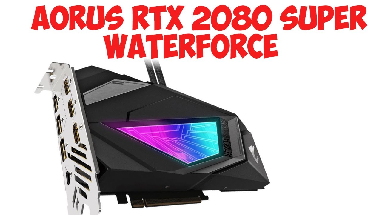 Видеокарта Gigabyte AORUS RTX 2080 SUPER (WATERFORCE)