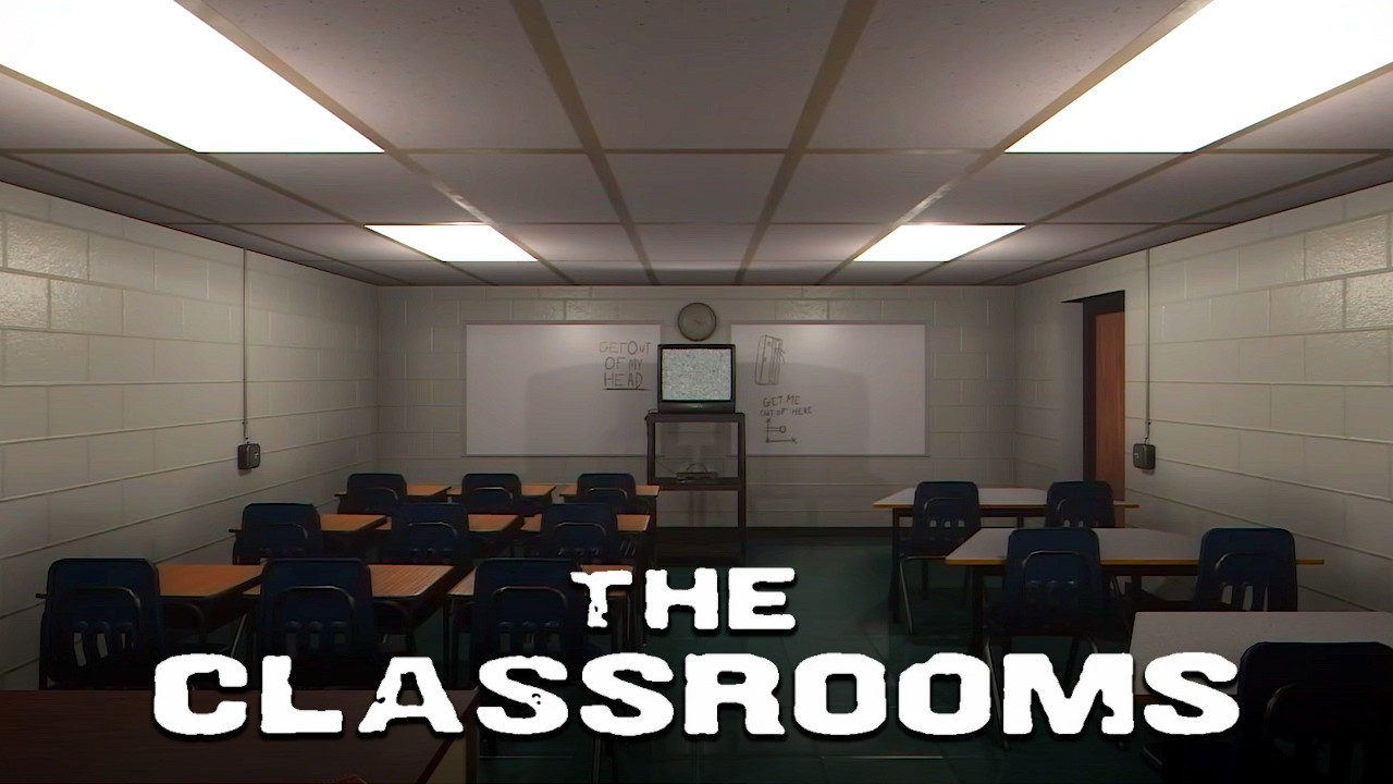 The Classrooms | Full Gameplay No Commentary | Steam Survival Horror Game