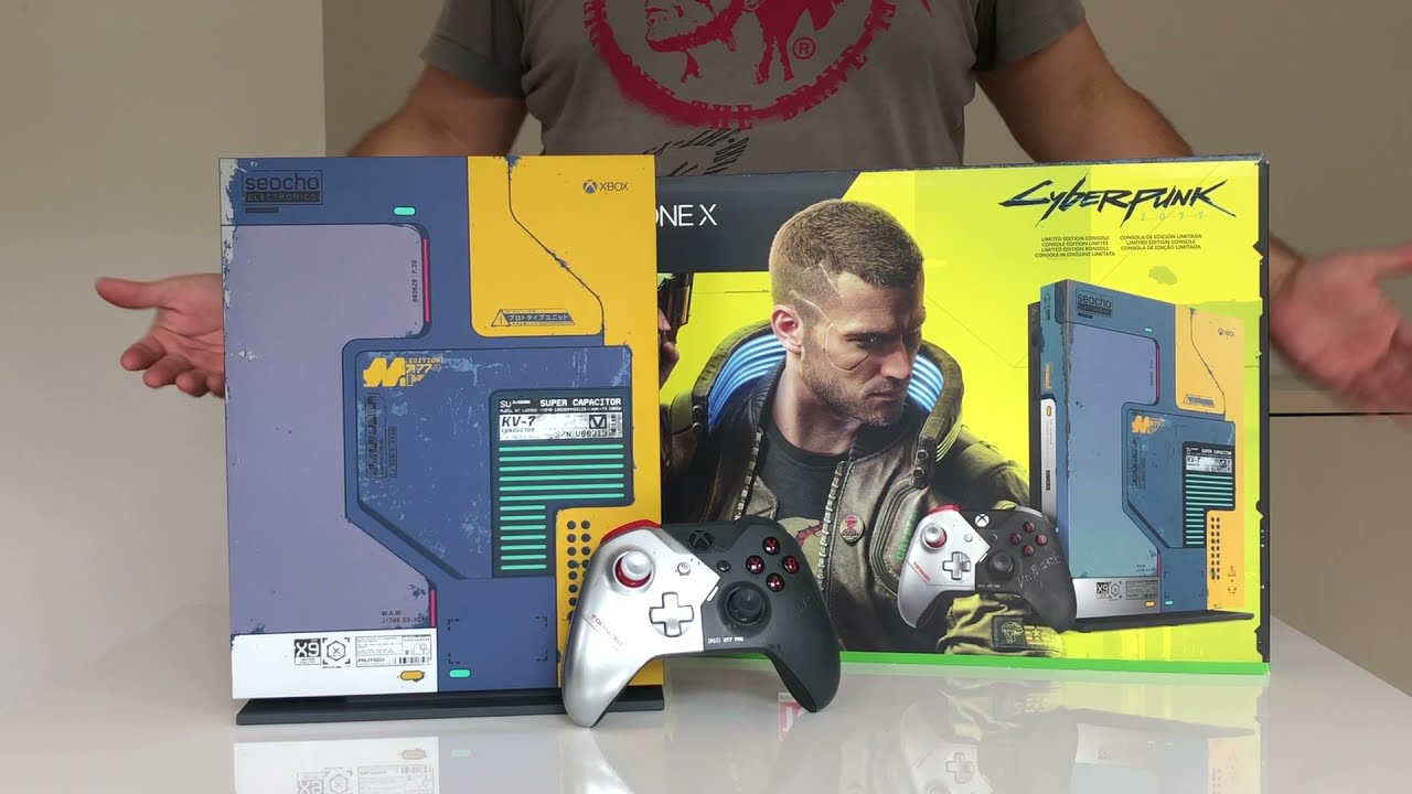 XBOX ONE X Edición Cyberpunk