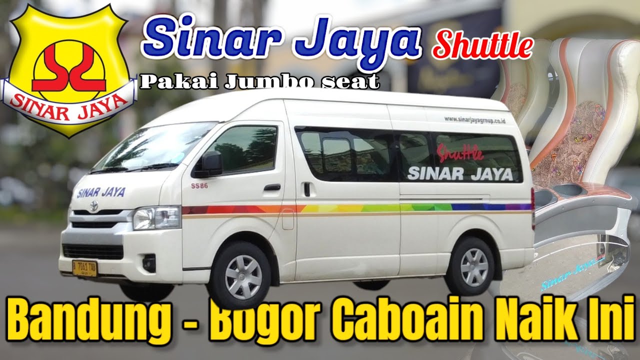 Rekomendasi Shuttle Ternyaman Bandung ke Bogor ‼️SINAR JAYA Shuttle Bandung-Bogor