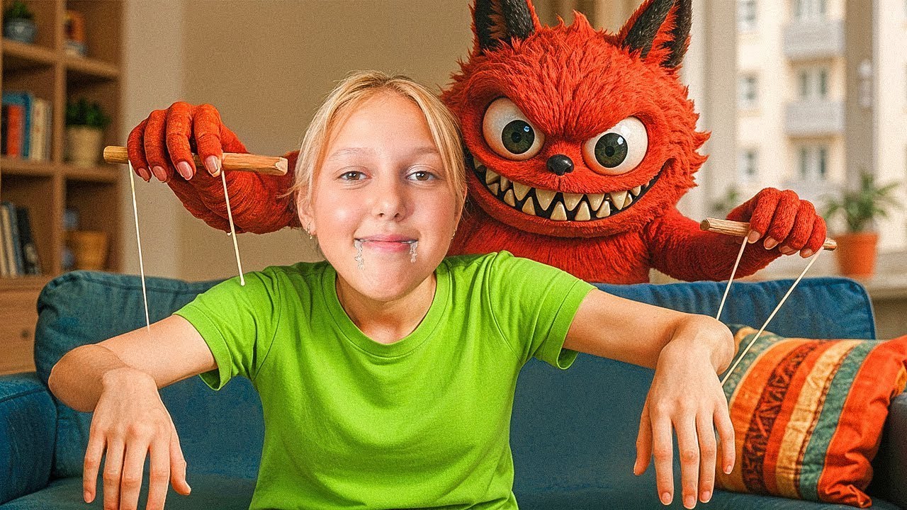 LABUBU KONTROLUJE ŻYCIE AMELKI PRZEZ CAŁY DZIEŃ ! 😈 #24Godziny #Wyzwanie