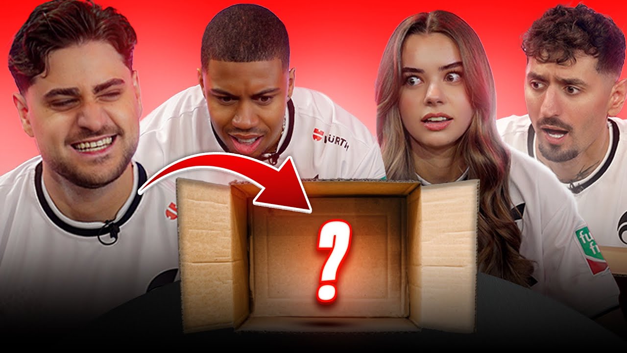 SIDNEY RASTET AUS 😂🍌 WHAT’S in the BOX Challenge