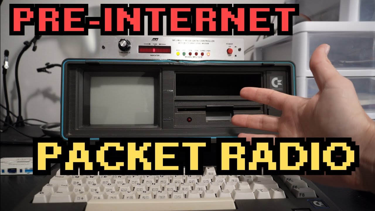 Пакетная радиосвязь старой школы с Commodore SX-64 и MFJ-1278 TNC