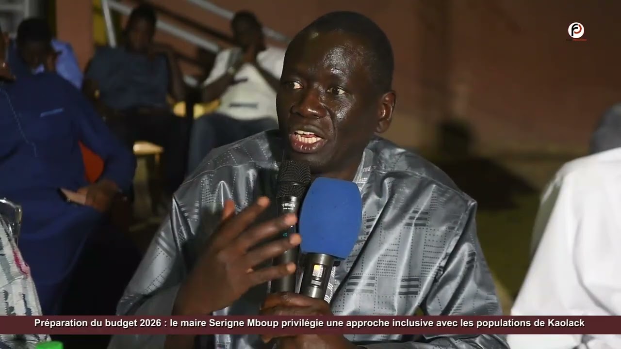 Kaolack Préparation du budget 2026 le maire Serigne Mboup privilégie une approche inclusive