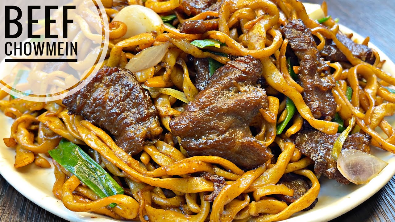 Chinese Beef Chow Mein Recipe | Easy And Delicious Beef & Noodles Stir Fry |