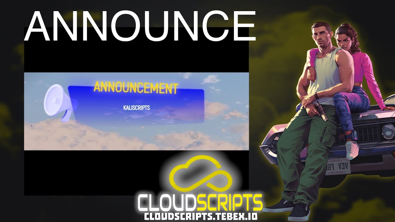 CloudScripts - Announce Script FiveM - QB - ESX