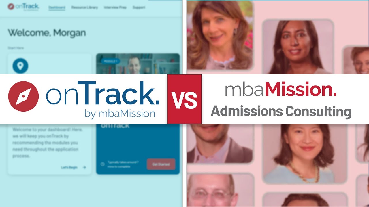 onTrack by mbaMission vs. Traditional MBA Admissions Consulting