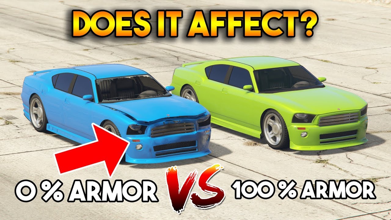 GTA 5 ONLINE : 0% ARMOR VS 100% (DOES ARMOR AFFECT?)