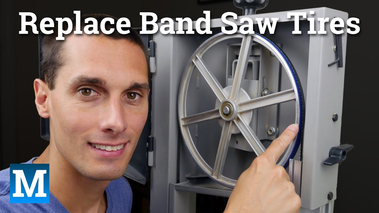 Watch Me Replace Band Saw Tires
