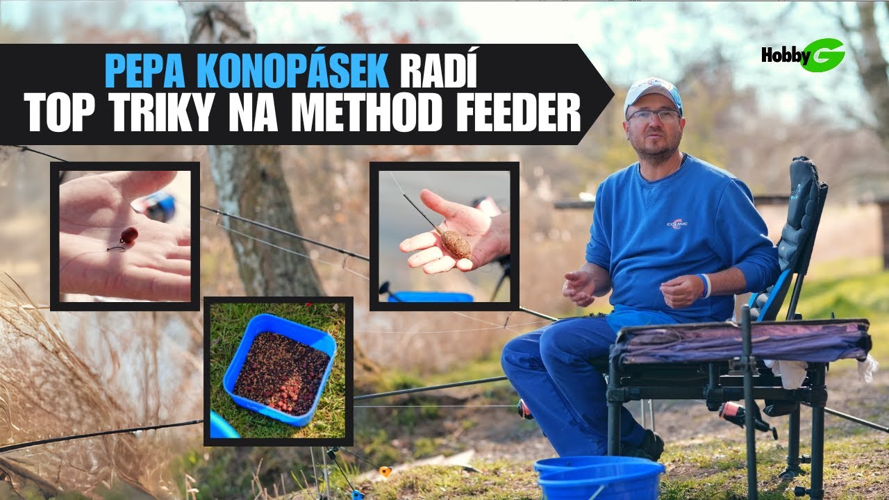 🎣 Pepa Konopásek radí: TOP triky na method feeder, návazec a krmení! HOBBY-G TV