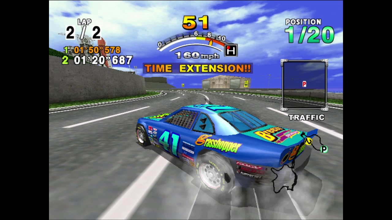 Daytona USA 2001 ~ Sea-Side Street Galaxy [Dreamcast]