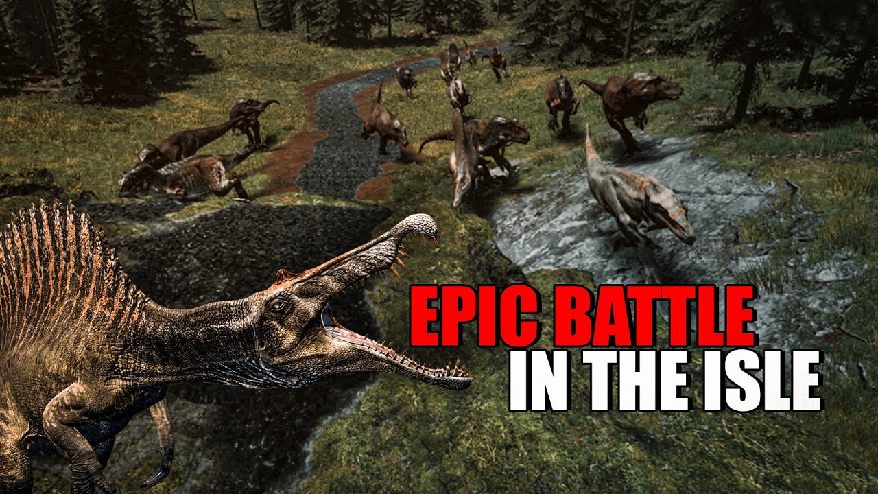 The Isle - Huge War Between Carnis and Herbies