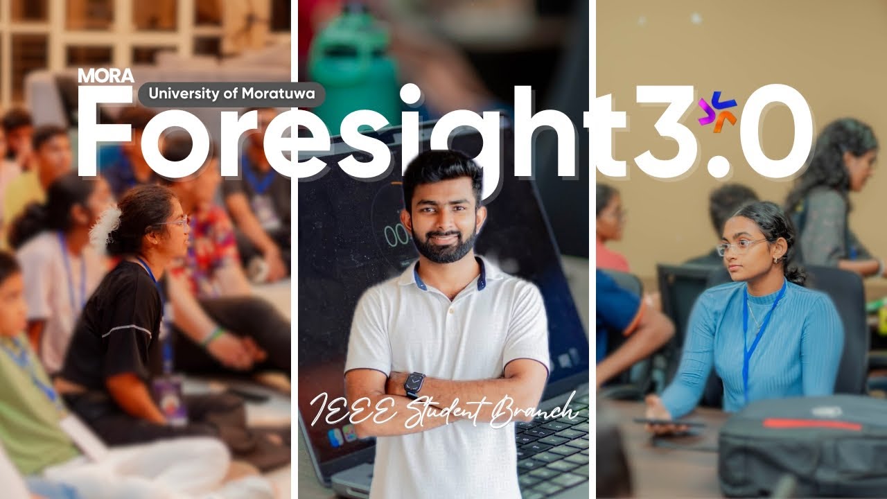 ලංකාවේ ඉන්න Bright ම ළමයි එක්ක ගත කරන්න හම්බෙච්ච දවසක් 🌟 MoraForesight 3.0  @RoboticGen @IEEEUOMSB