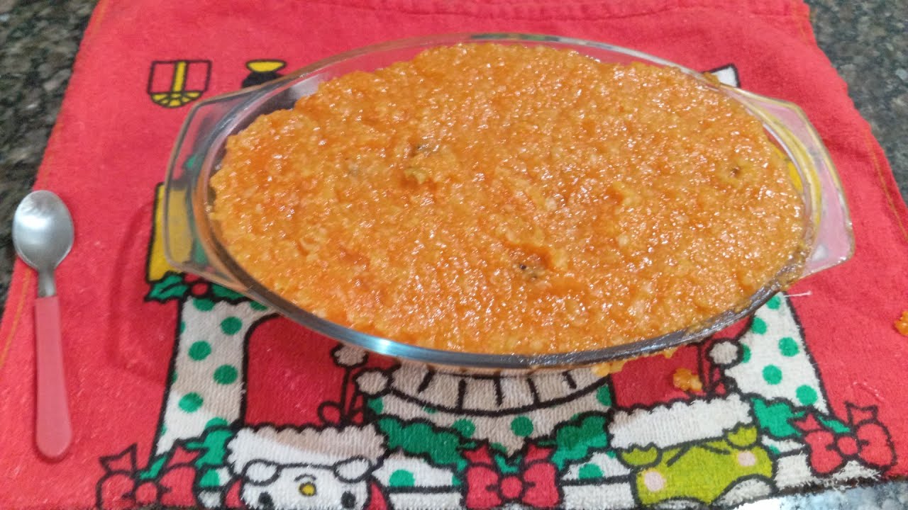 Doce maravilhoso de abóbora com coco