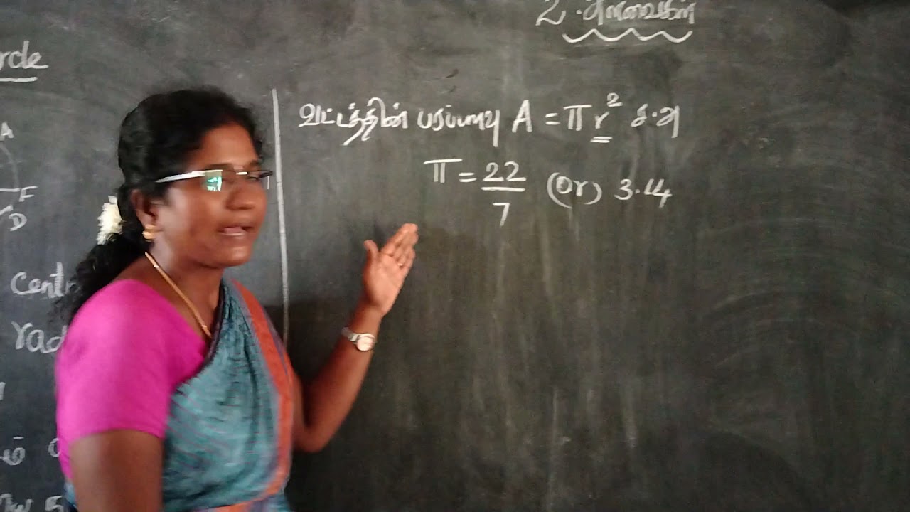 8 th STD Maths/அளவைகள்/வட்டம்/வட்டத்தின் பரப்பளவு/ வட்டத்தின் சுற்றளவு/PI DAY
