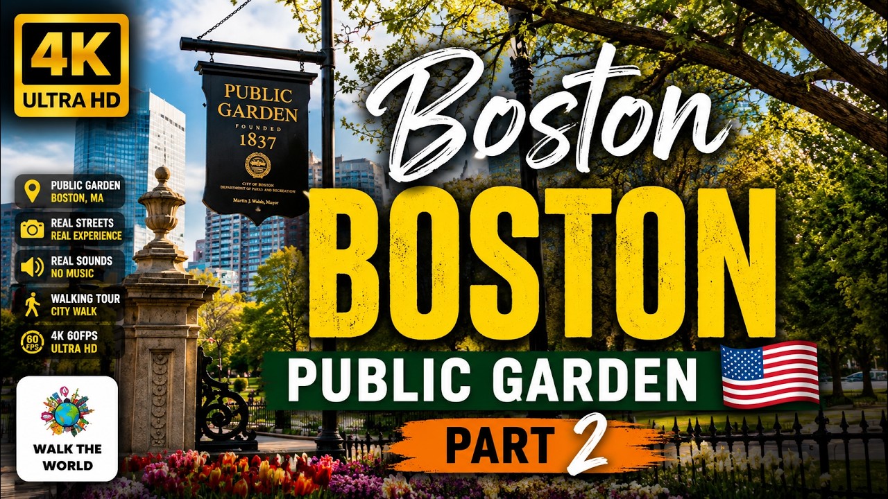 Boston , USA 🇺🇸 - 4K 60fps Pt.2