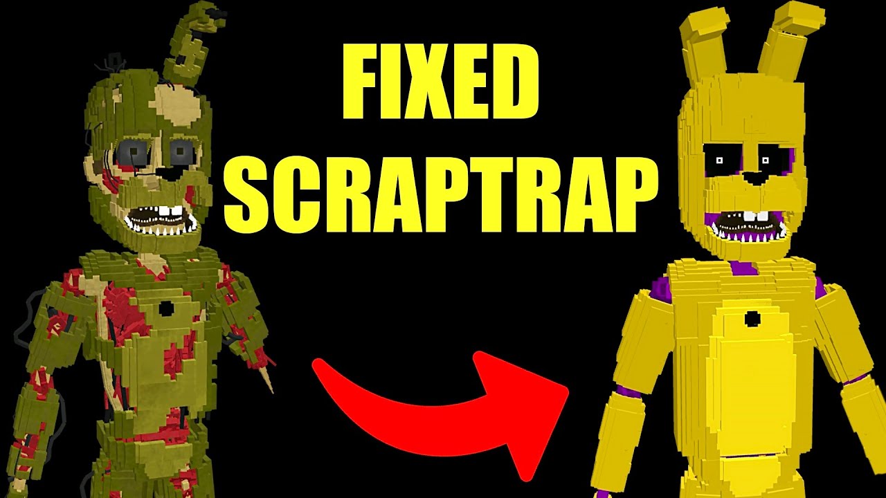I FIXED SCRAPTRAP in Minecraft Fnaf