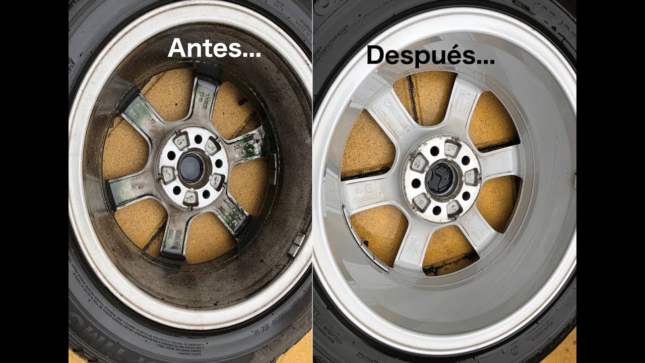Como limpiar las llantas y dejarlas como NUEVAS