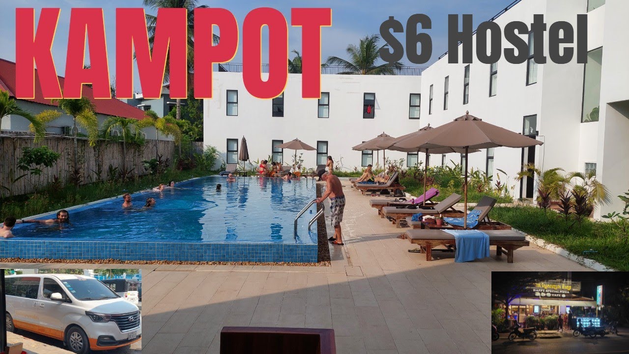 Kampot Cambodia - How to get there & 6usd amazing Onederz Hostel.