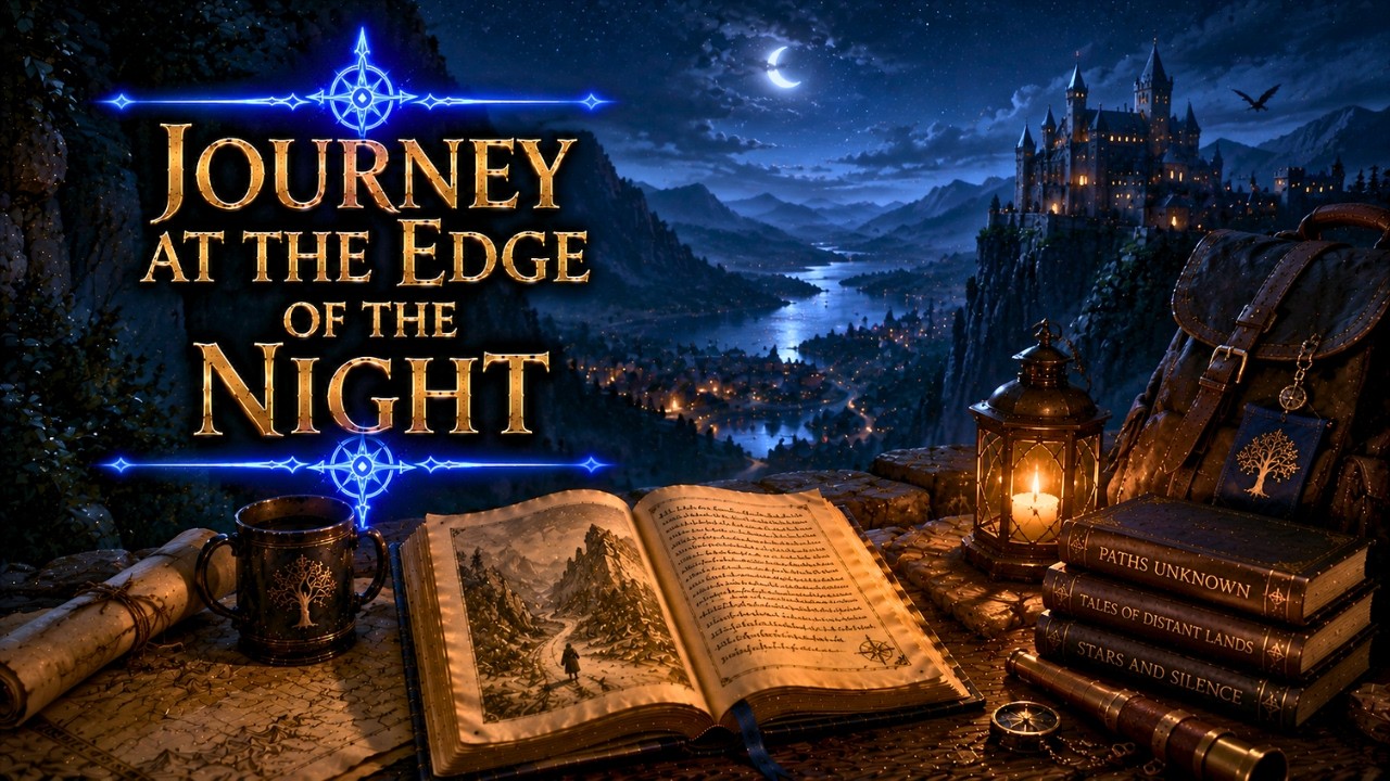 Journey at the Edge of the Night 🌙 Cinematic Fantasy Journey (2 Hours)
