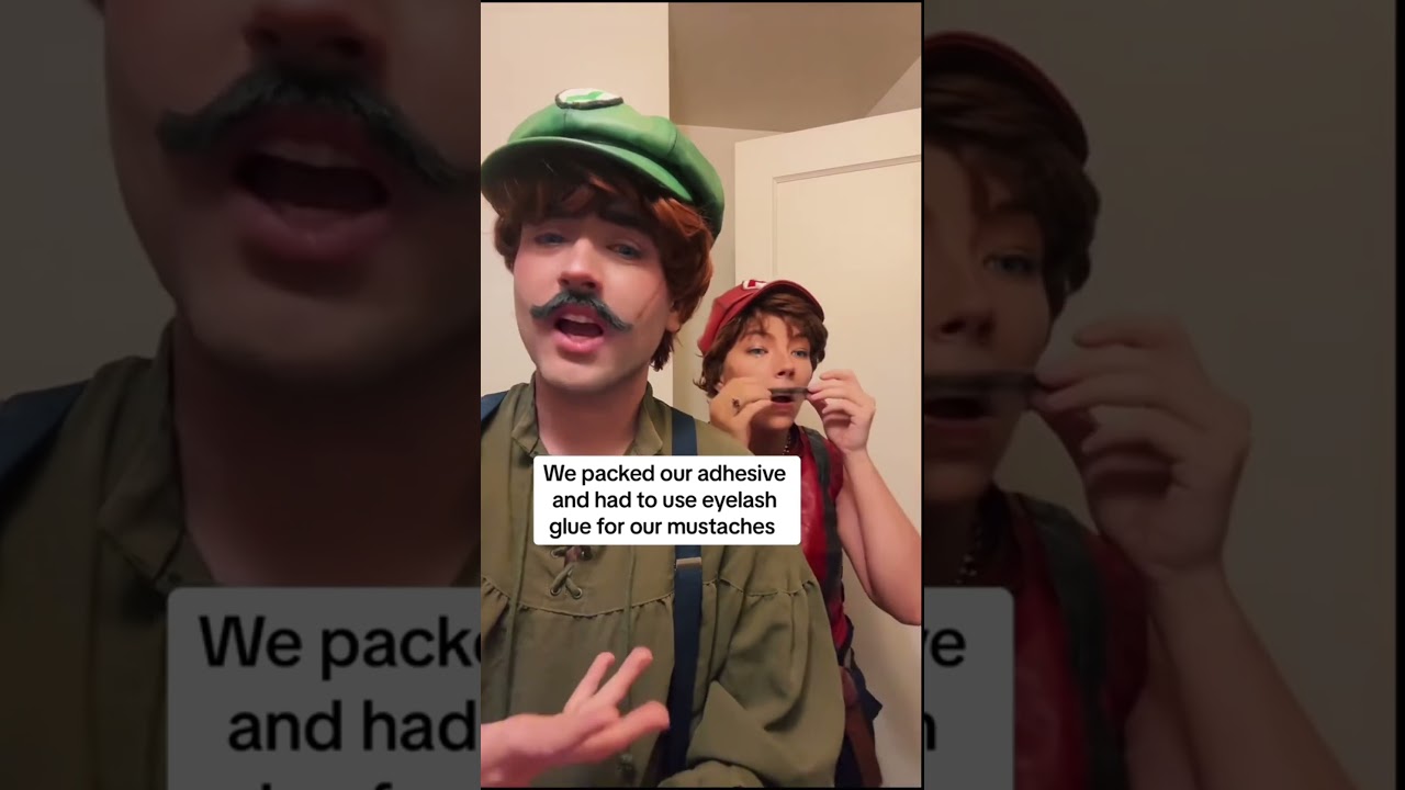 Eyelash glue makes fake facial hair PERMANENTLY sticky