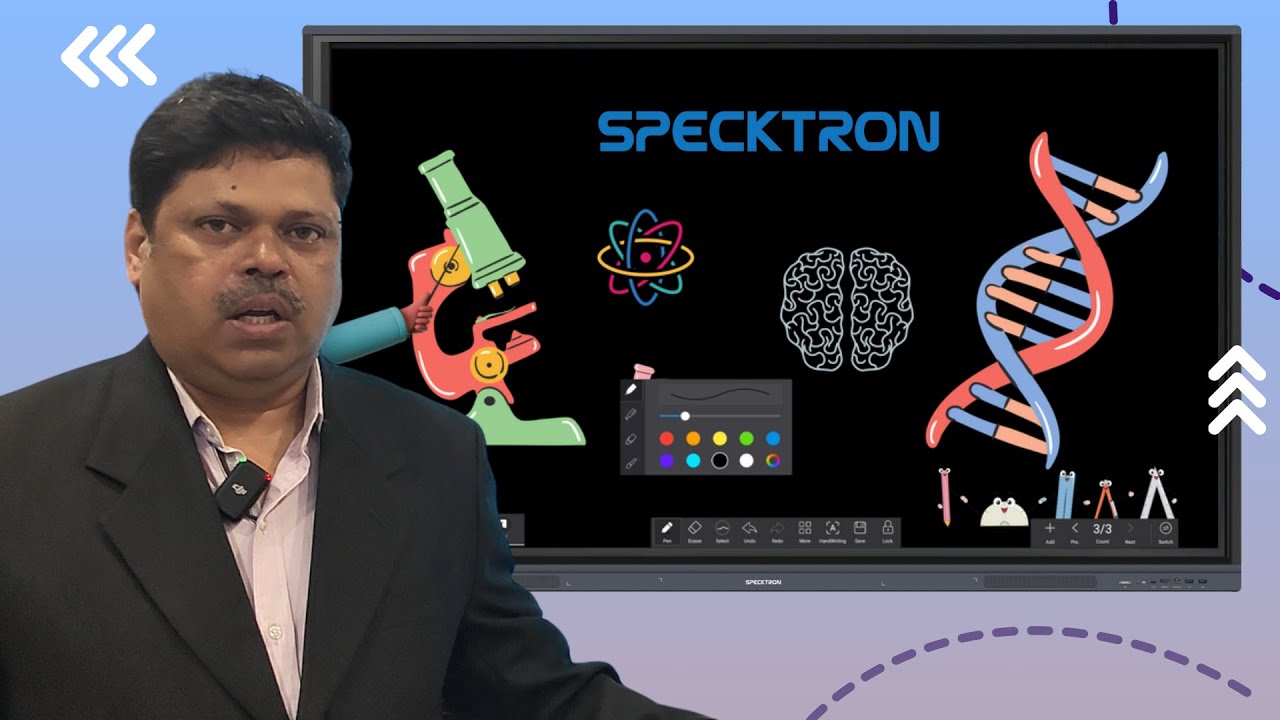 Best Interactive Panel for Teaching | Specktron Interactive Intelligent Panel