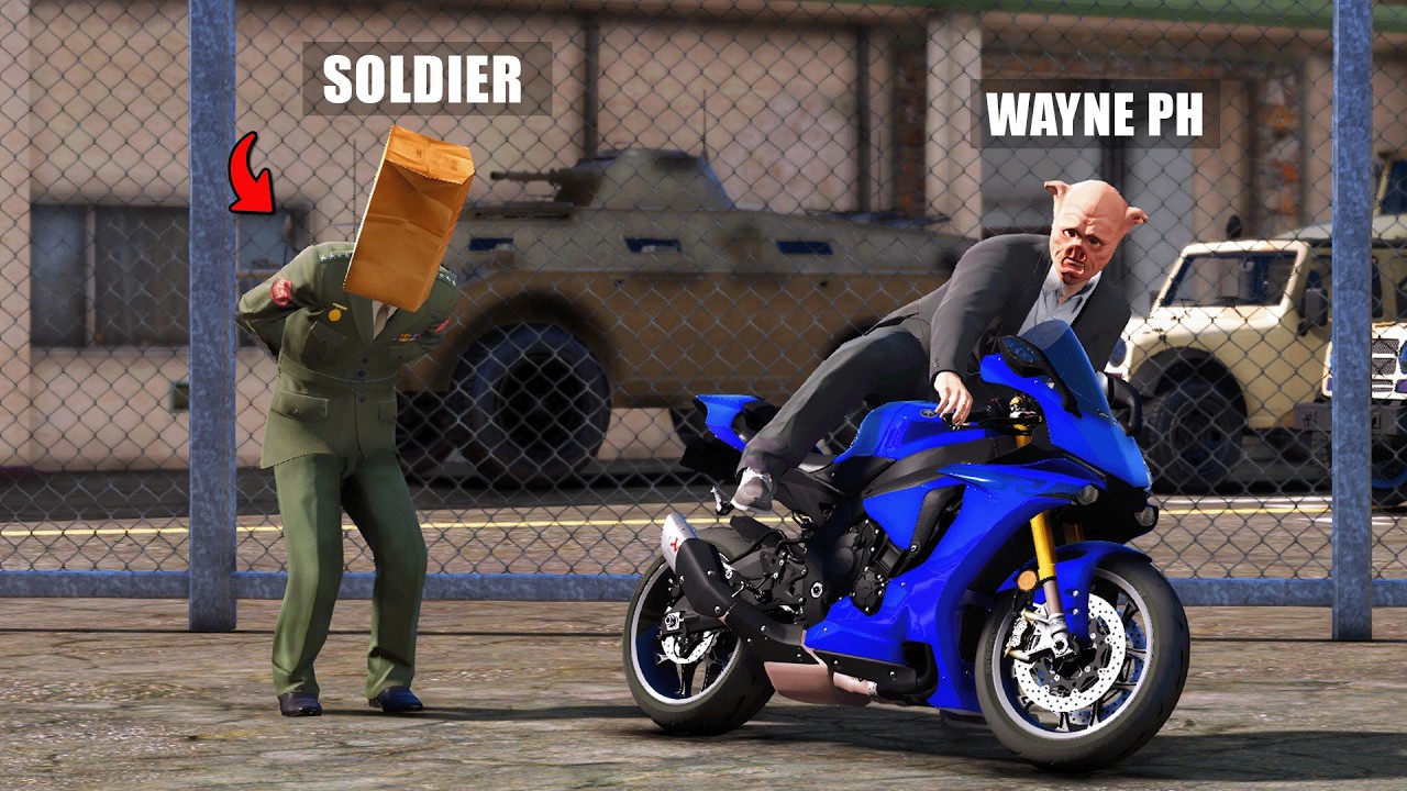 Stealing Every Yamaha Super Bike From Soldier sa GTA 5