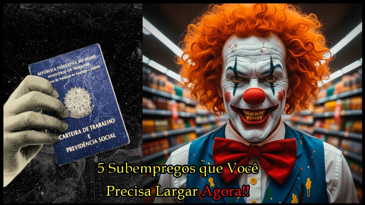 5 Subemprego Que Vão Te Destruir Por Dentro Parte 2!!