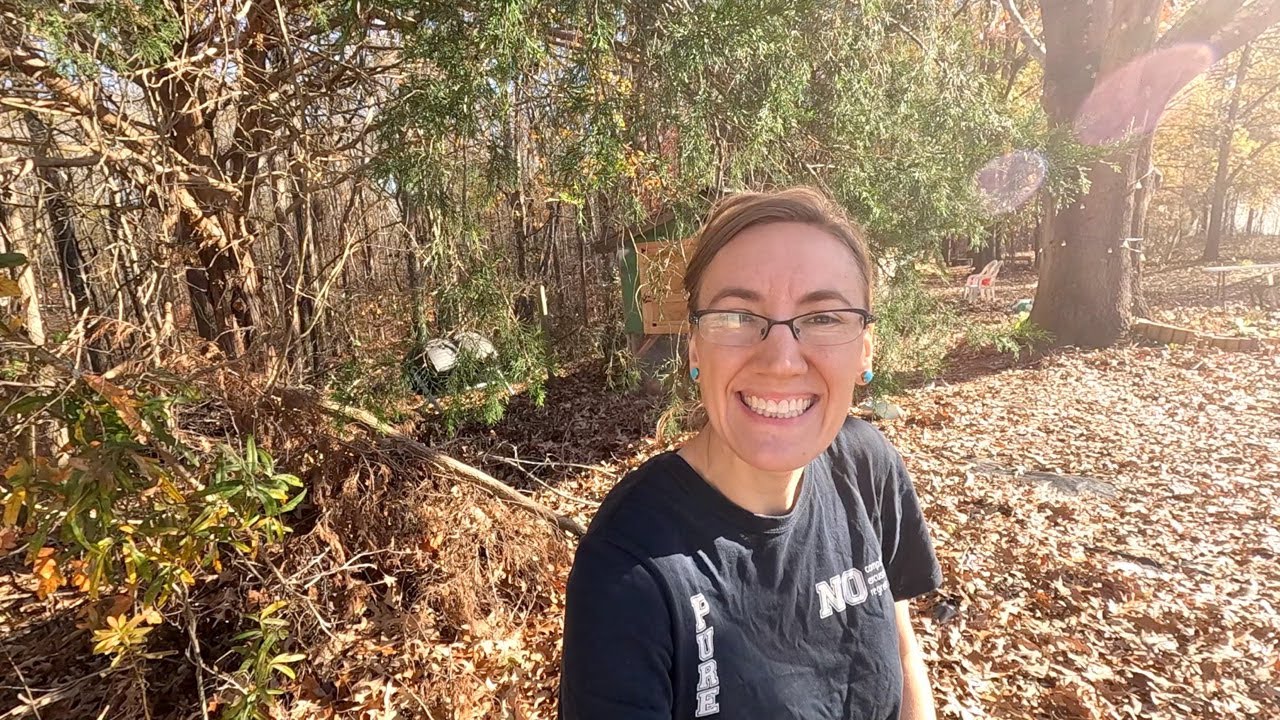 Chicken Coop Bedding: Adding Leaves to Our Chicken Run & Fall Cleanup