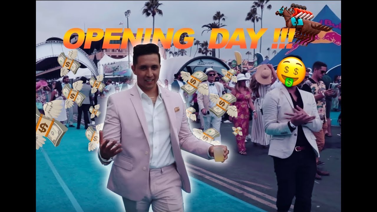OPENING DAY!!!  DEL MAR HORSE RACES 2018