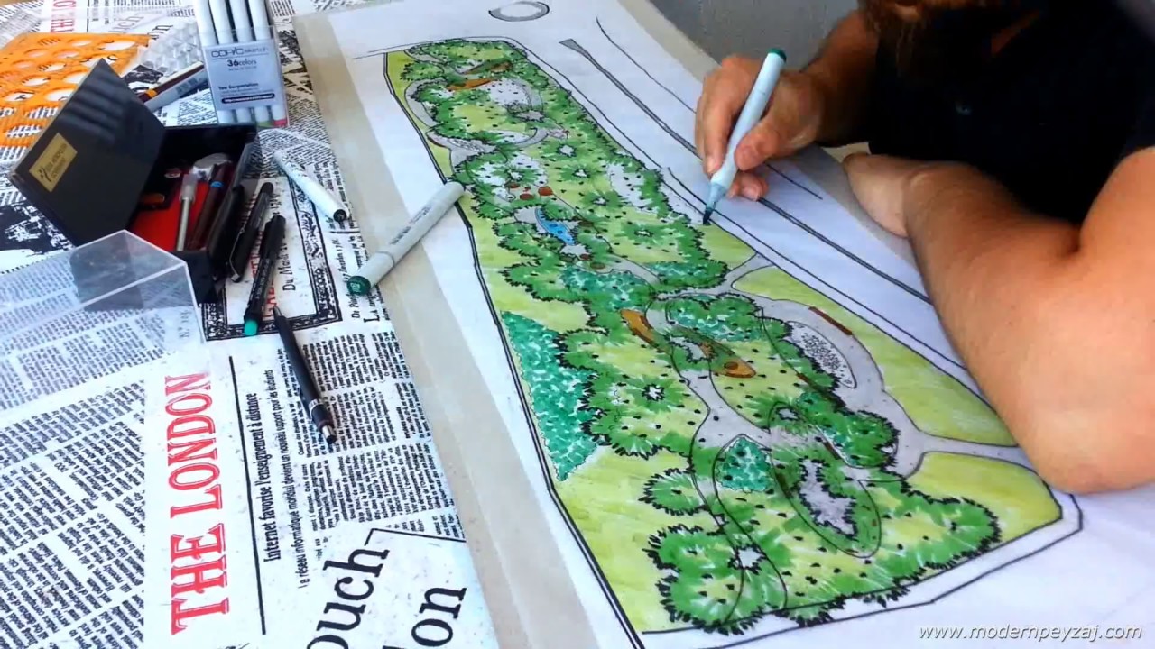WATCH FAST LANDSCAPE PROJECT RENDERING (Landscape Artchitecture)