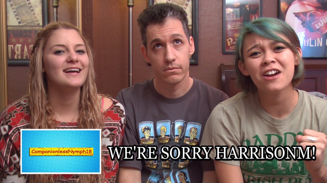 WE'RE SORRY HARRISONM!