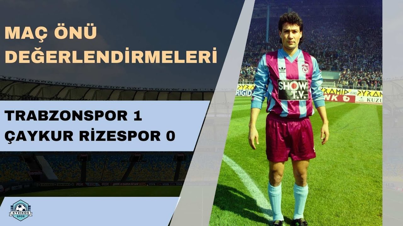 Trabzonspor 1 - Çaykur Rizespor 0 Maç Sonu Değerlendirmesi... Fırtına Kaldığı Yerden...