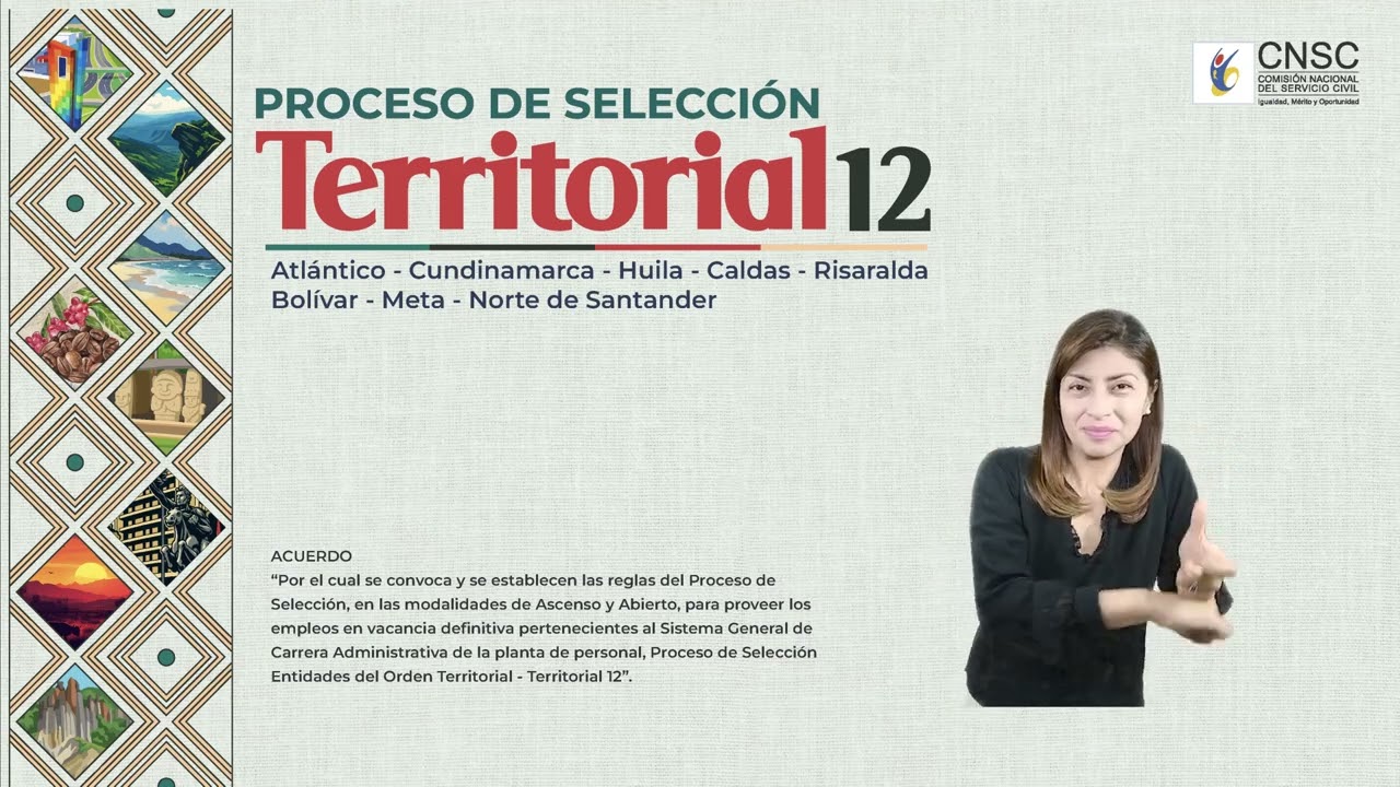 Acuerdo Proceso de Selección Territorial 12