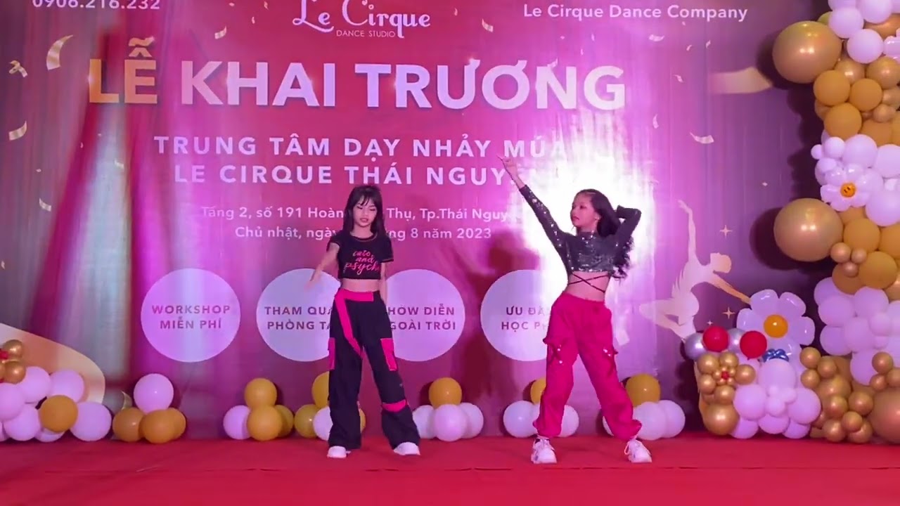 20/8/2023 Mashup Kpop pb# Mỹ Linh + Bảo Trân #kiddycrew #lecirque #minhx #LCThaiNguyen
