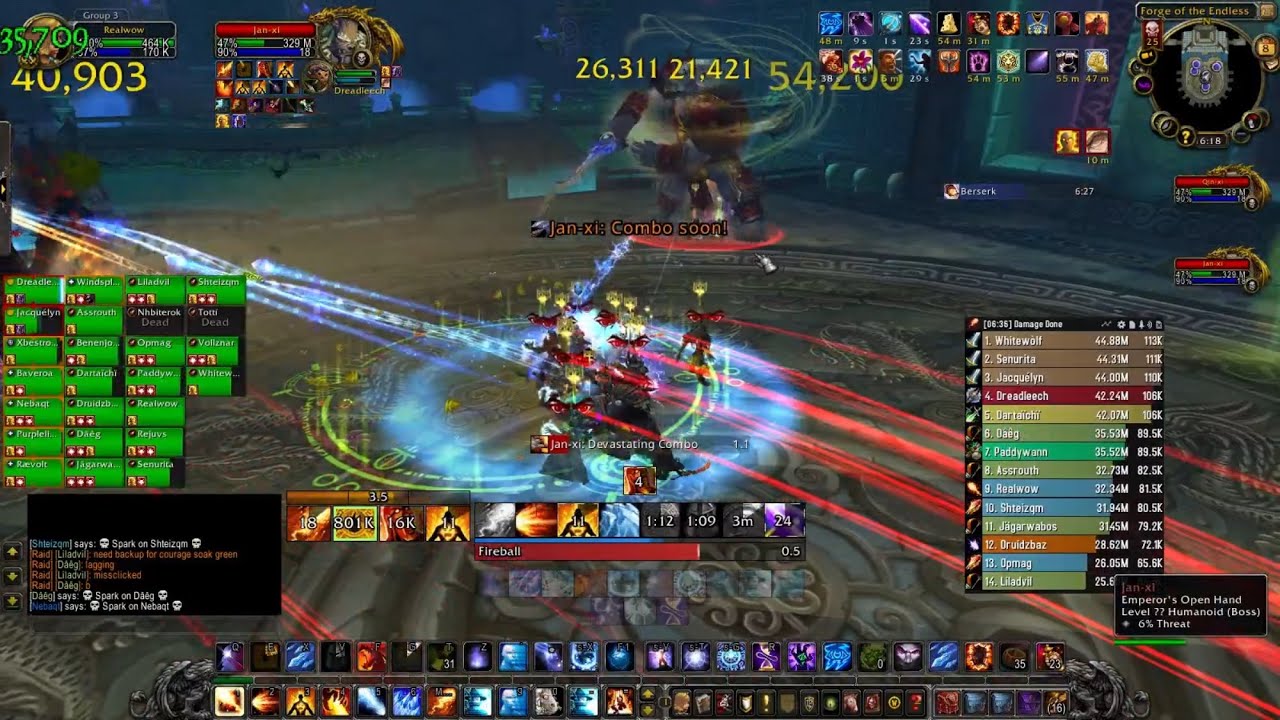 Will of the Emperor 25 Man Heroic Fire Mage Pov - Mogu'shan Vaults Mop Classic
