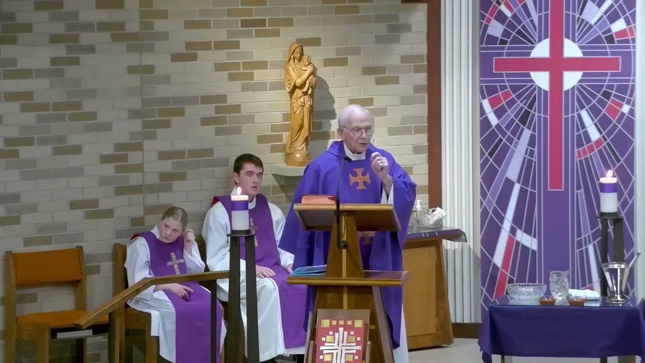 Ash Wednesday Feb. 18, 2026 Wed. 6 pm Readings and Homilies