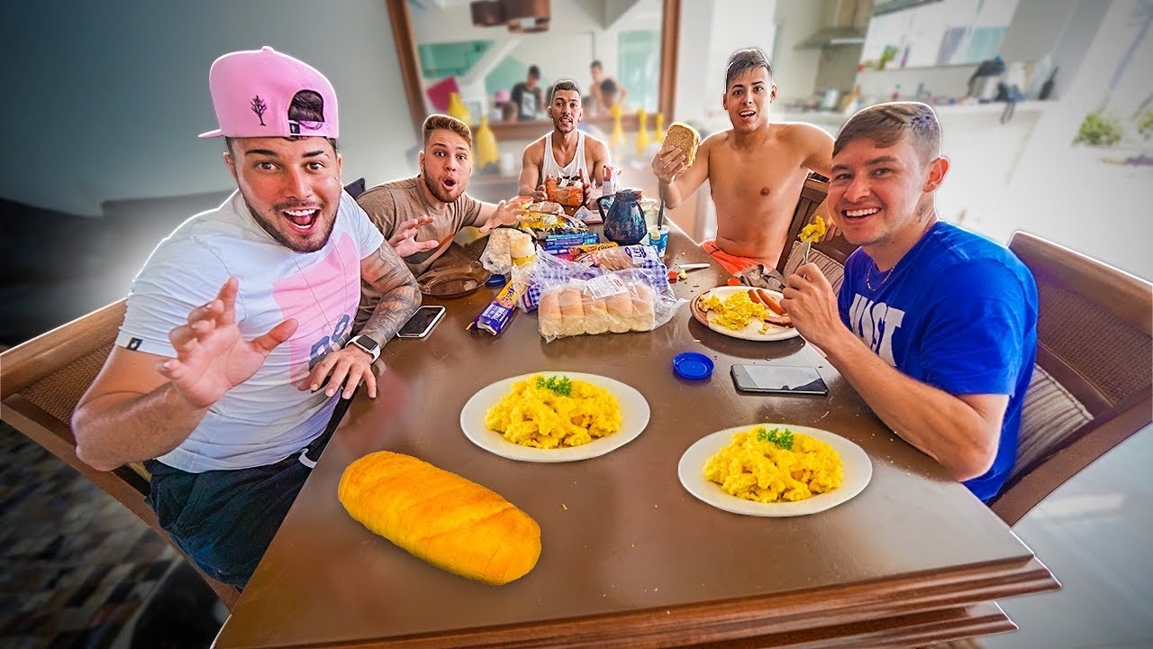 FIZ CAFÉ DA MANHÃ AMERICANO PARA MEUS AMIGOS *SIMPLES E GOSTOSO FAMÍLIA*