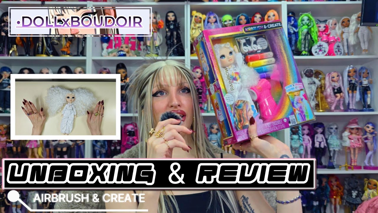 Rainbow High - Airbrush & Create Doll - Unboxing & Review