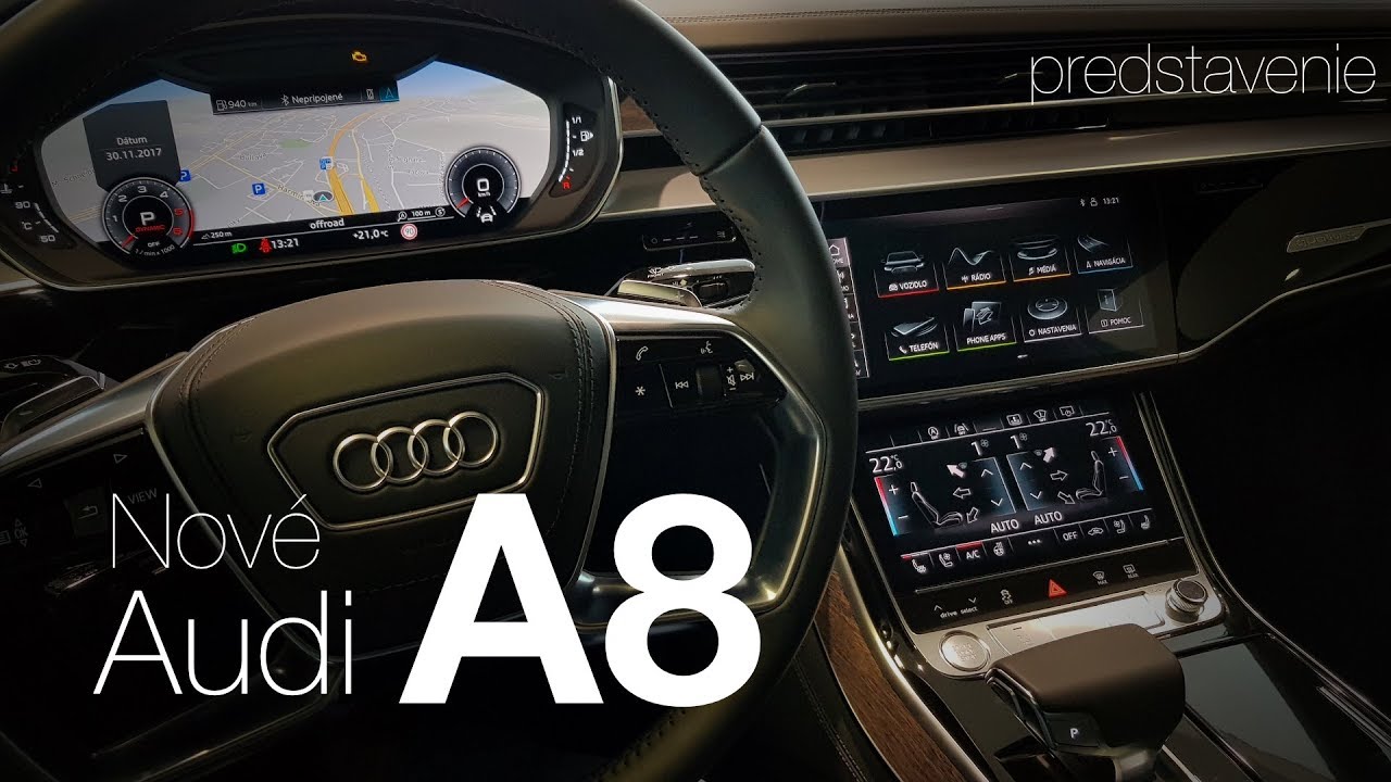 SÁNKA DOLE, ŠÉFE! - Predstavenie Audi A8 (4K)