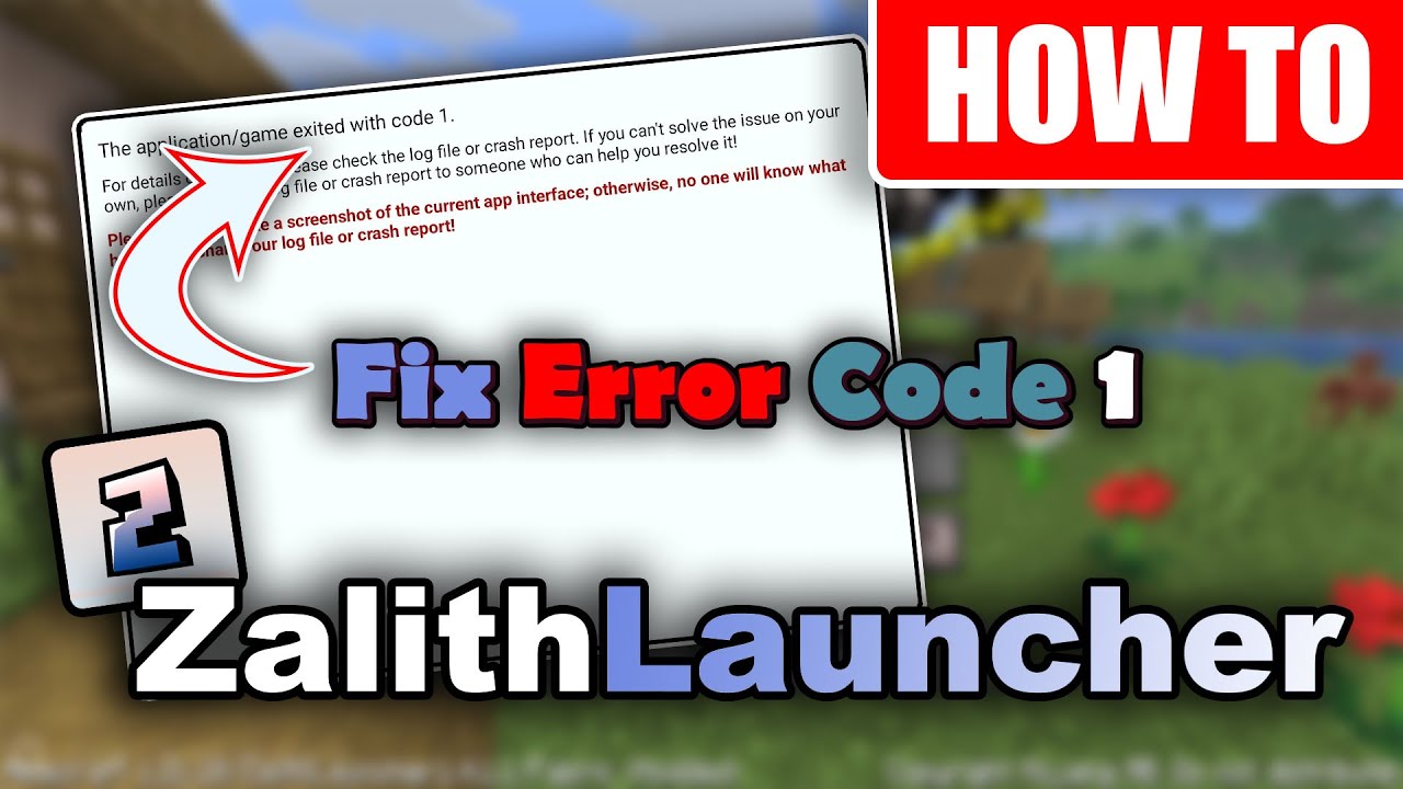 Fix Error 1 With Zalith Launcher How To