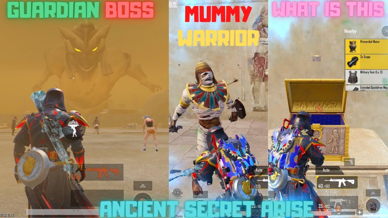 I Found Mummy Warrior New Ancient Secret Arise Mode Bgmi New Update Gameplay