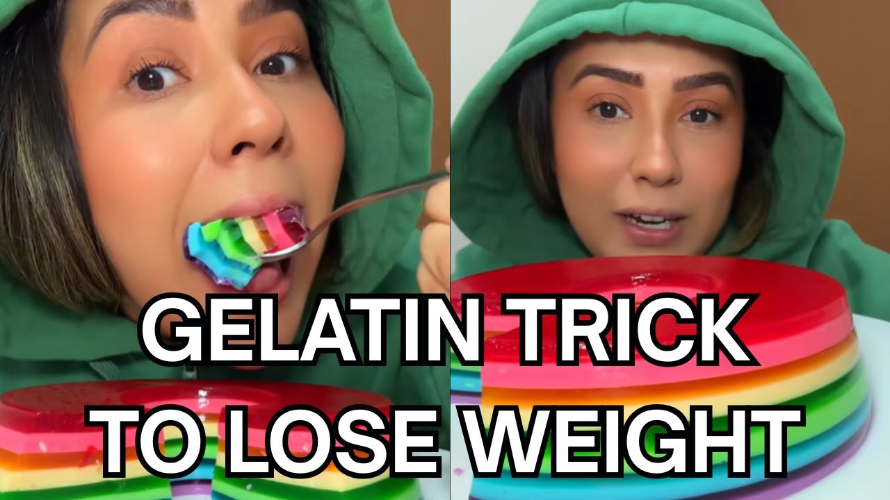 GELATIN TRICK - JELLO DIET - The Truth About the GELATIN TRICK (Jello Diet Weight Loss Experiment)