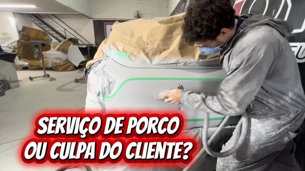 PINTURA AUTOMOTIVA PASSO A PASSO - Tampa do Kwid 